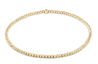 Extend Classic Gold 2mm Classic Gold Bead Bracelet Bracelets enewton