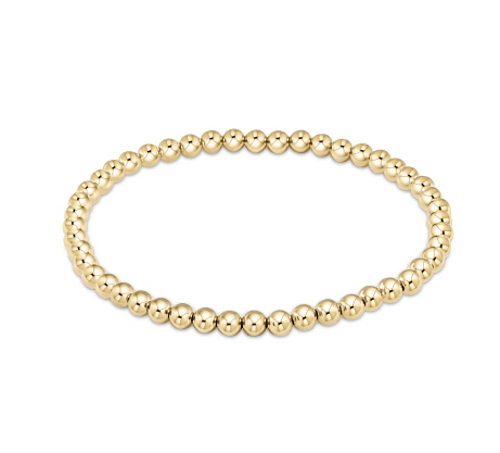 Extend Classic Gold 4mm Bead Bracelet Bracelets enewton