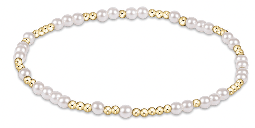 Extend Hope Unwritten 3mm Bead Bracelet - Pearl Bracelets enewton