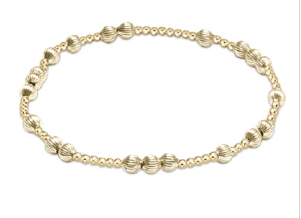Extends - Hope Unwritten Dignity 4mm Bead Bracelet - Gold Bracelets enewton