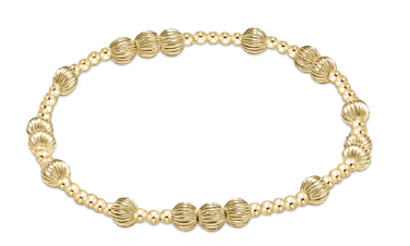 Extends Hope Unwritten Dignity 5mm bead Bracelet -Gold Bracelets enewton