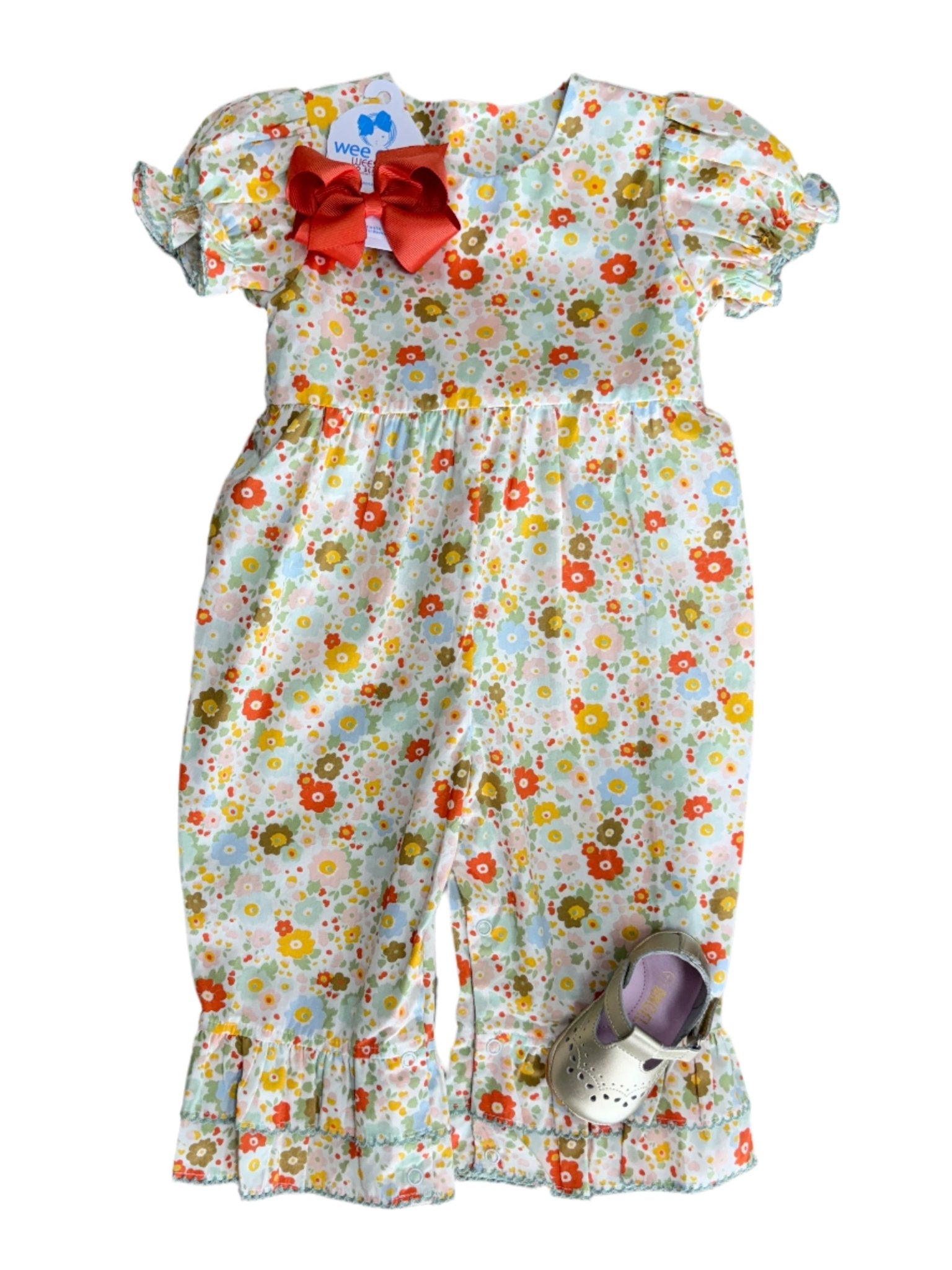 Fall Floral Gabby Romper Girls Bubbles + Rompers Three Sisters