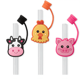 Farm Straw Topper Set Insulated Drinkware Swig