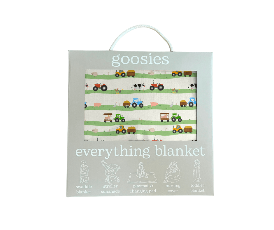 Farm Stripes Everything Blanket Baby Accessories Goosies