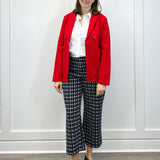 Faux Double Breasted Blazer - Tango Red - Sugar Babies Children's Boutique/Meg's Shoppe