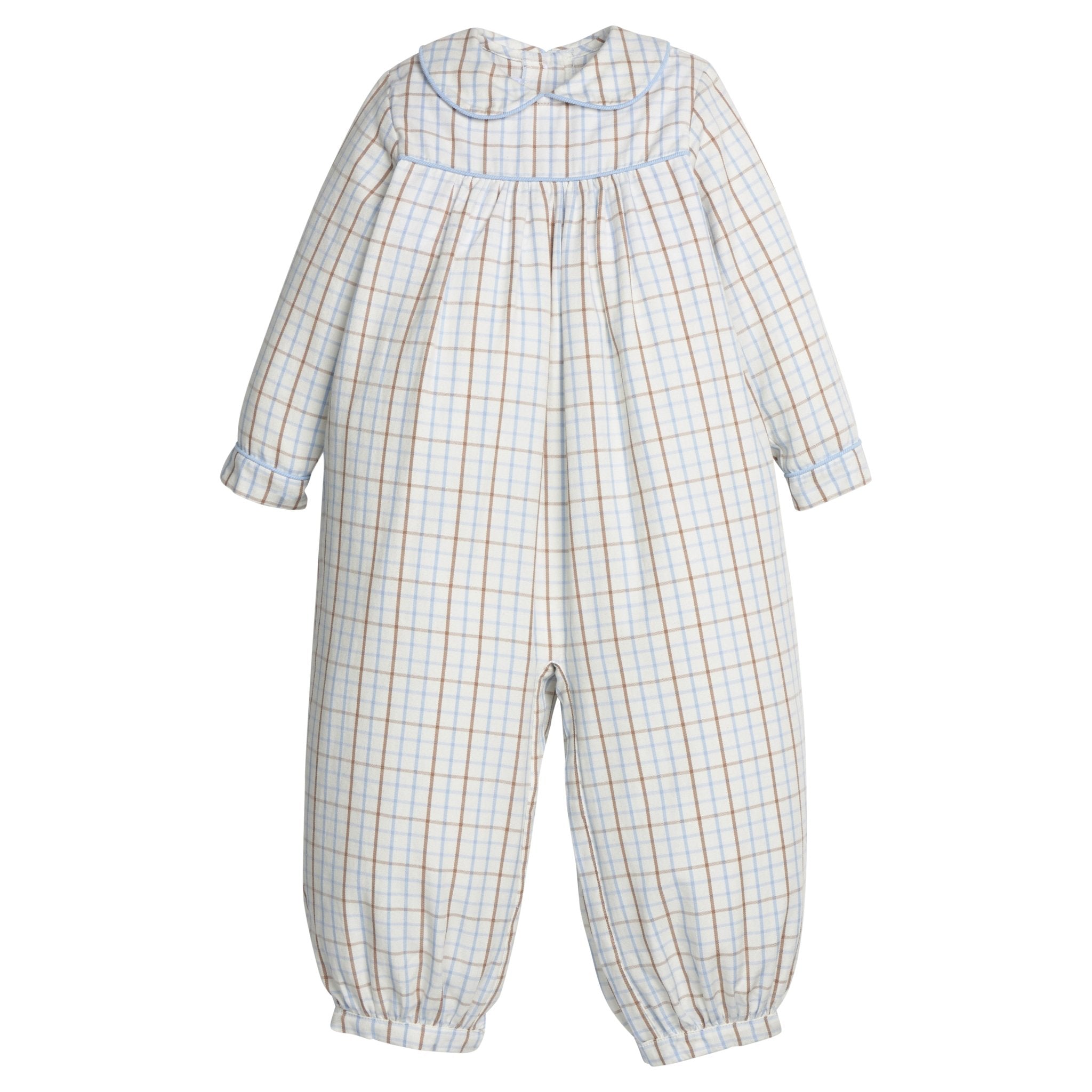Finn Longall - Winthrop Plaid Boys Bubbles + Rompers Little English