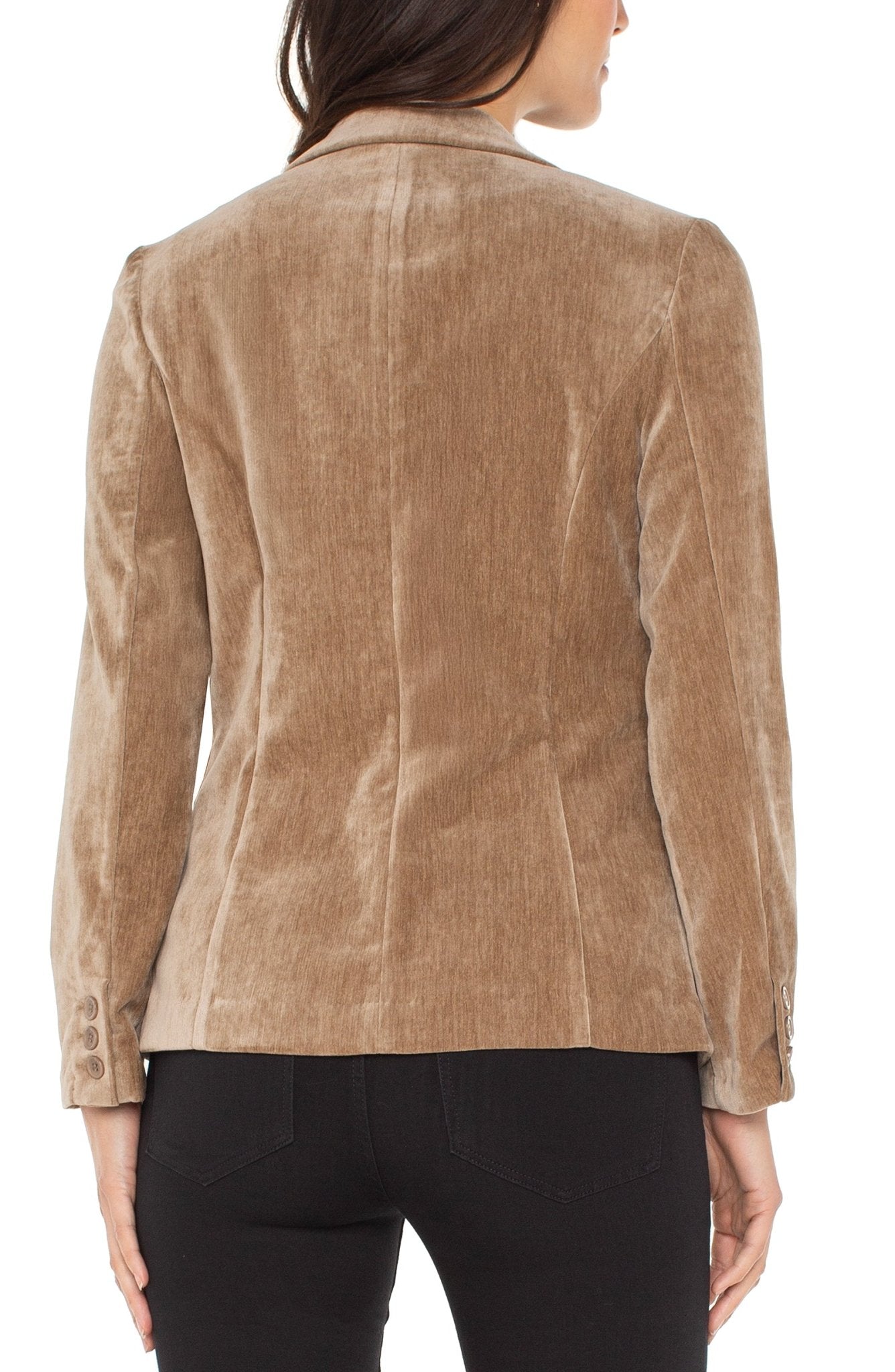 Fitted Blazer - Khaki Outerwear Liverpool