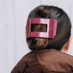 Flat Rectangle Hair Clip - Large - Wild Side Hair Accessories Teleties