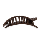 Flat Round Hair Clip - Large - Truly Taupe Quilted Hair Accessories Teleties