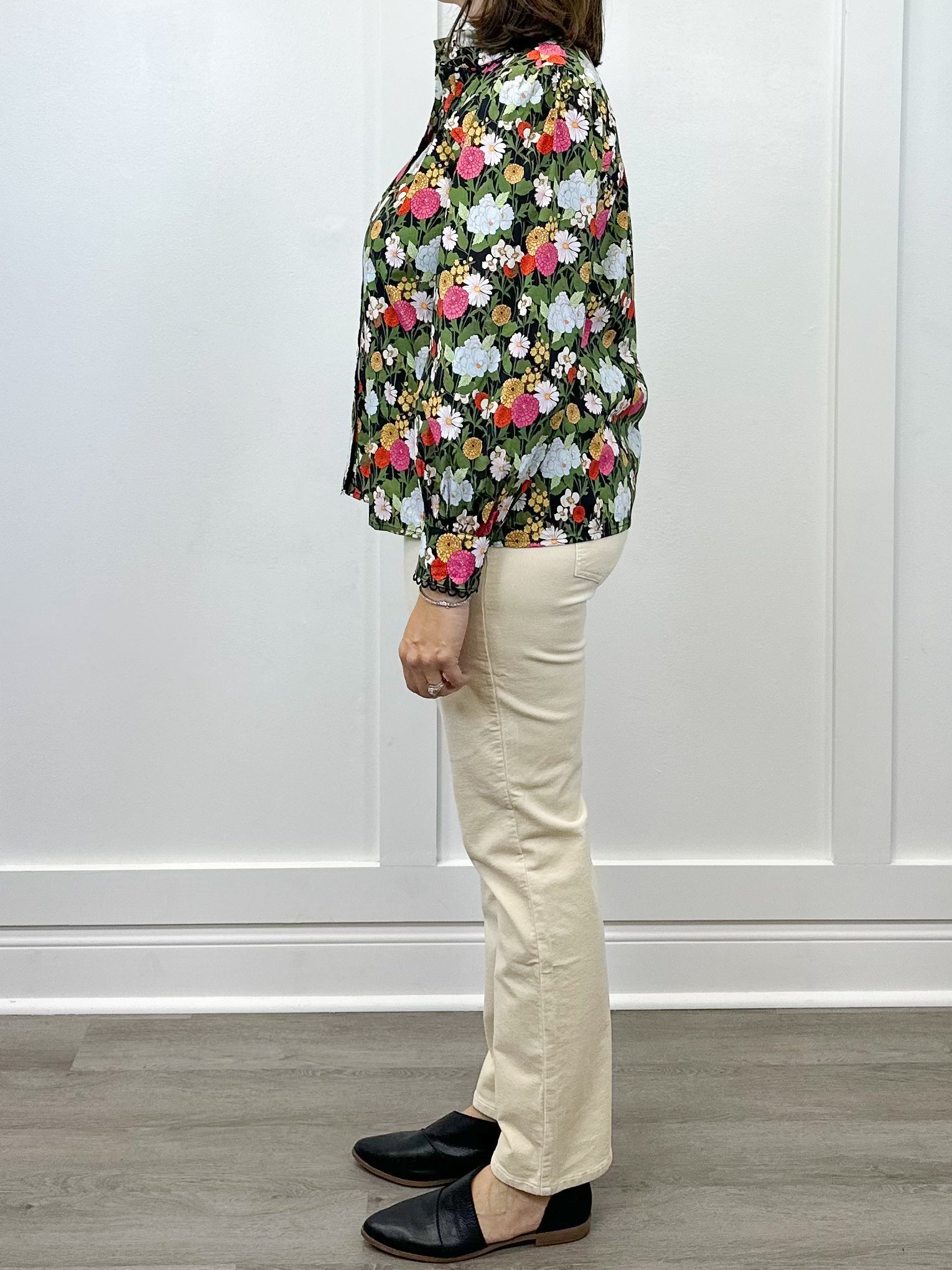 Floral Reverie Top - Black Tops Jodifl