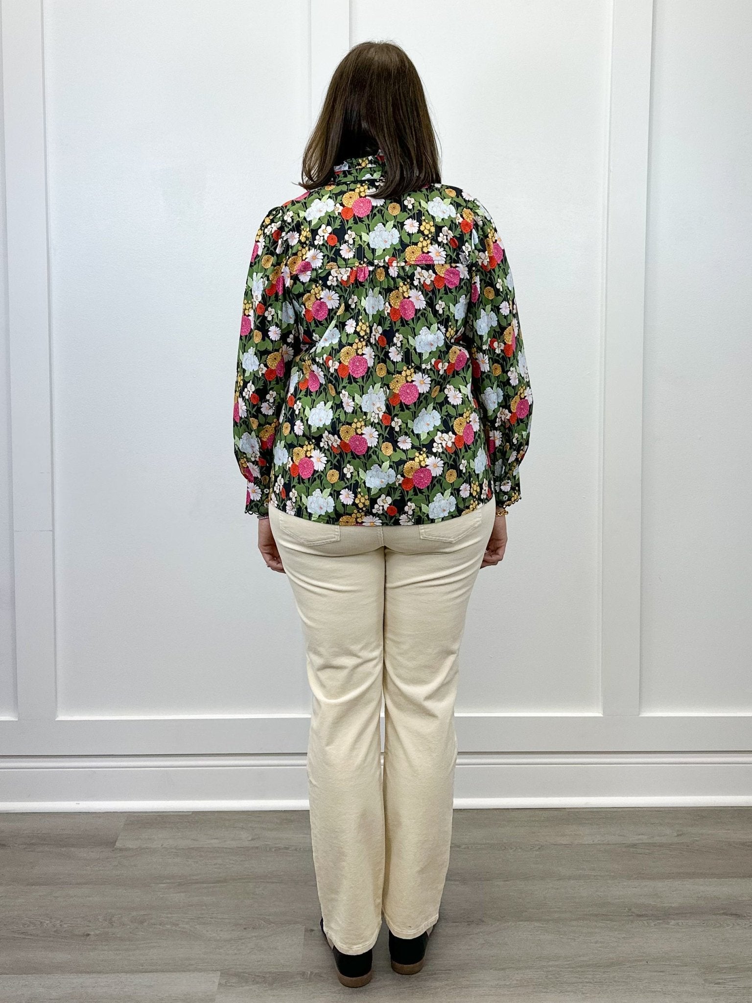 Floral Reverie Top - Black Tops Jodifl