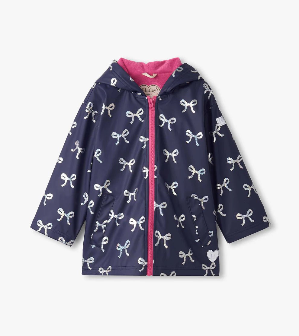 Foil Bows Rain Jacket Girls Outerwear Hatley