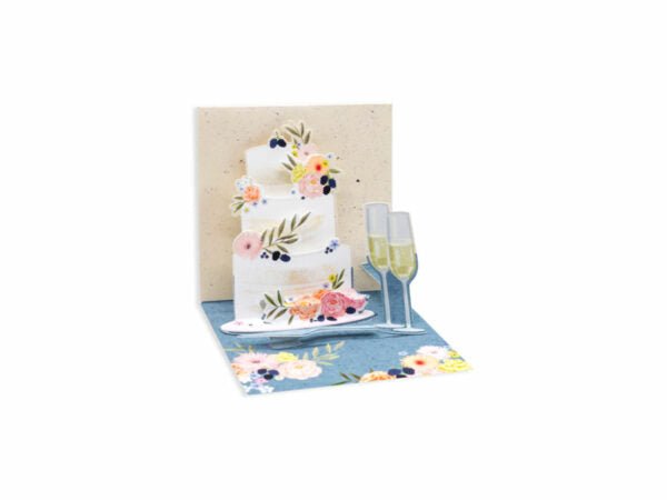 Fondant Cake Greeting Card Paper Goods Up With Paper