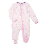 Forget Me Not Modal Magnetic Footie Baby Sleepwear Magnetic Me