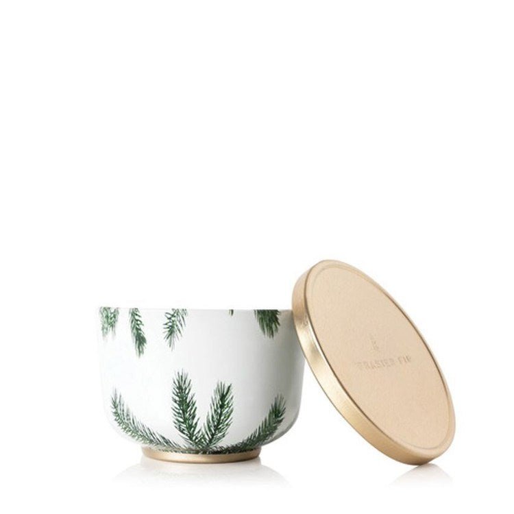 Frasier Fir Poured Candle Tin - Gold Lid Seasonal Thymes