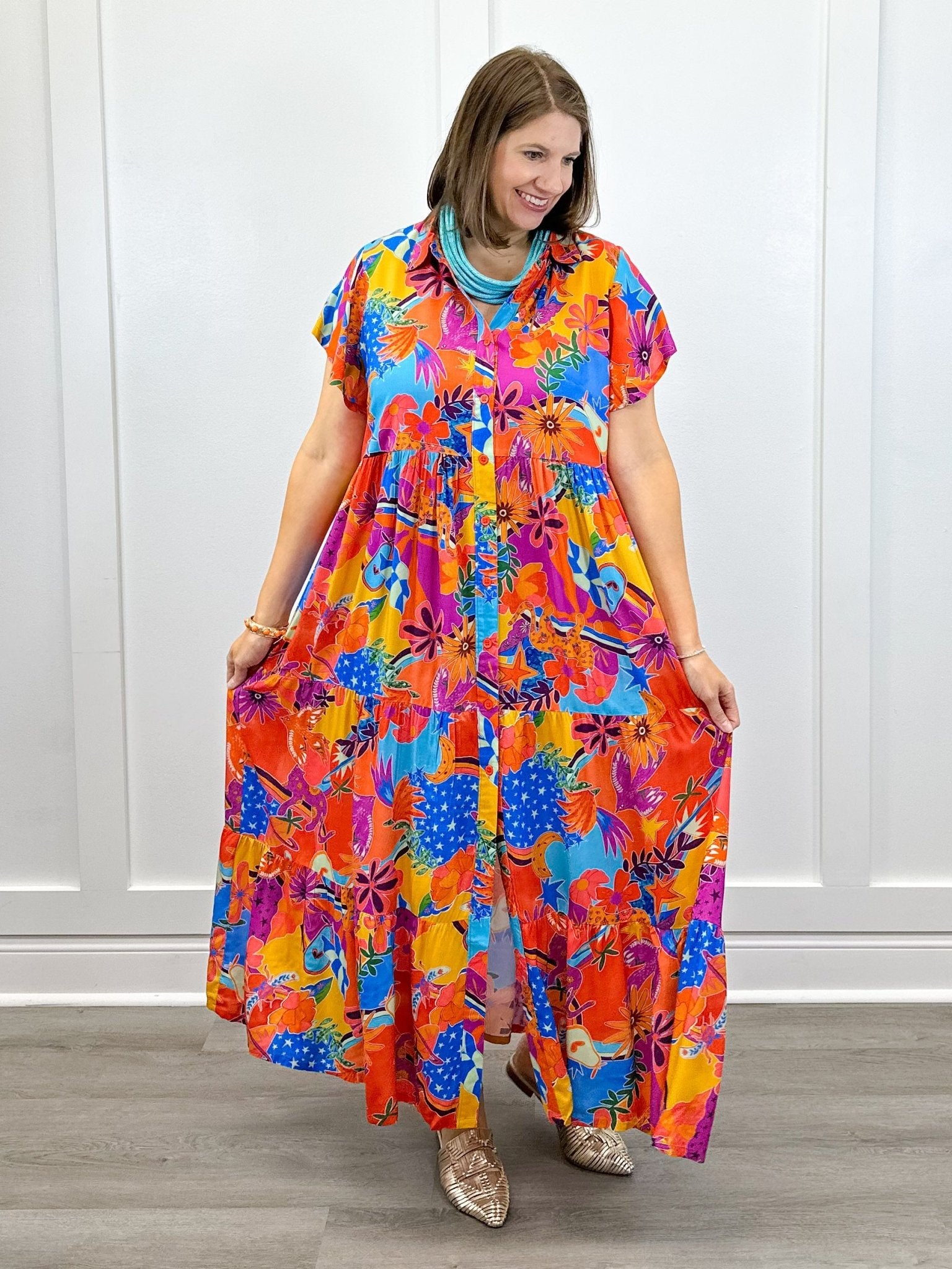 Frenchi Maxi Long Dresses Briton Court