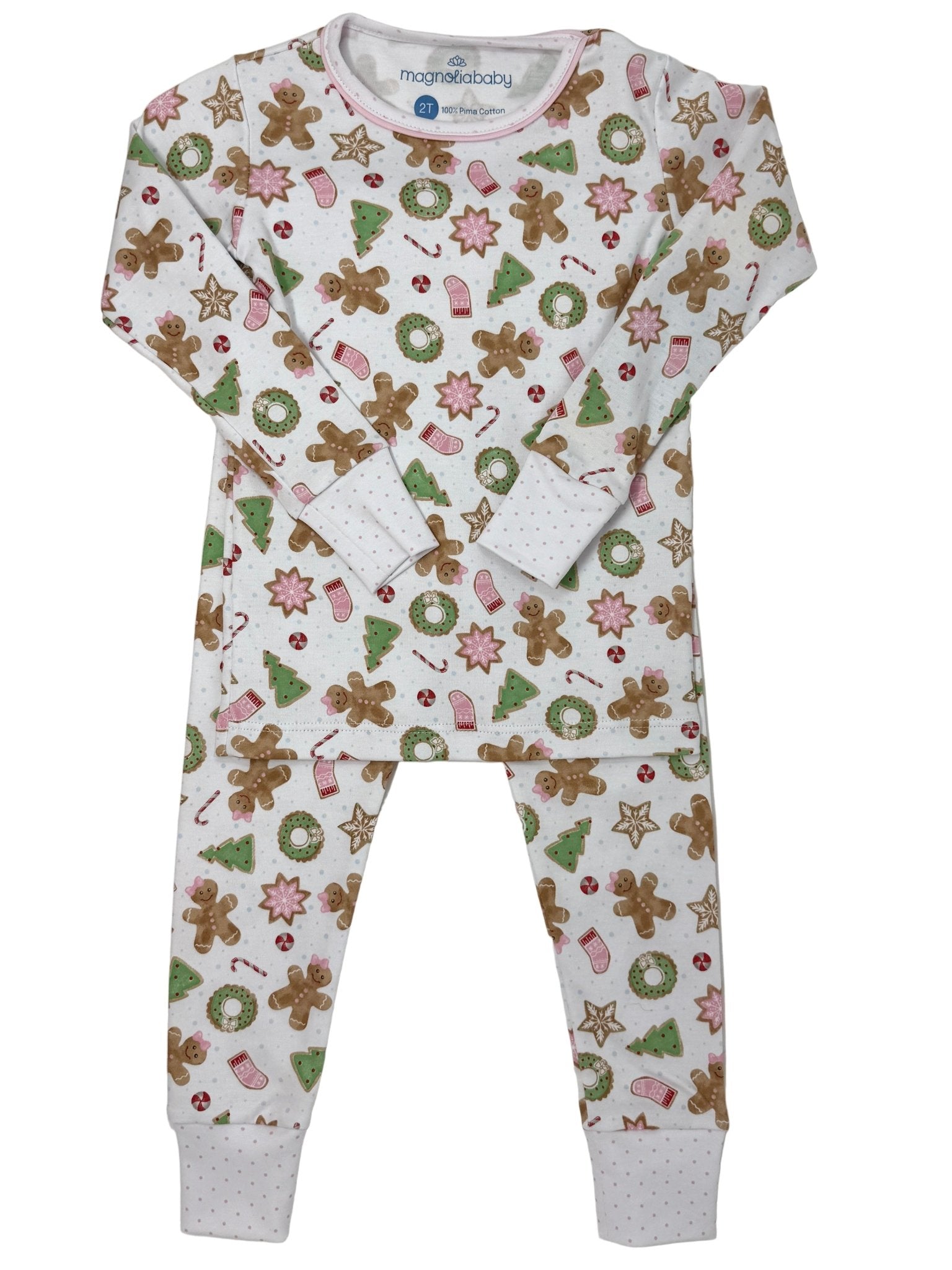 Frosted Wonderland Toddler L/S Pajamas - Pink - Sugar Babies Children's Boutique/Meg's Shoppe