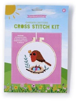 Garden Critters Cross Stitch Embroidery - Assorted Toys Two's Company Bird
