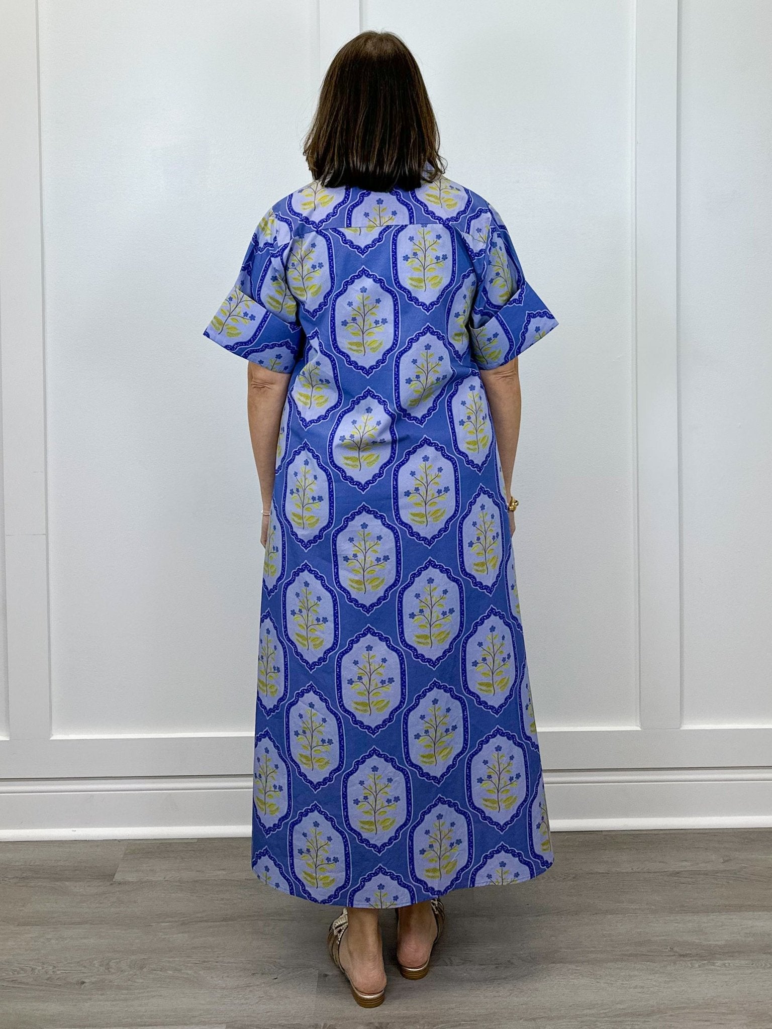 Gibbons Dress - Dusty Trellis Long Dresses Livro