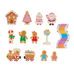Gingerbread Wood Toy Set Seasonal Mudpie