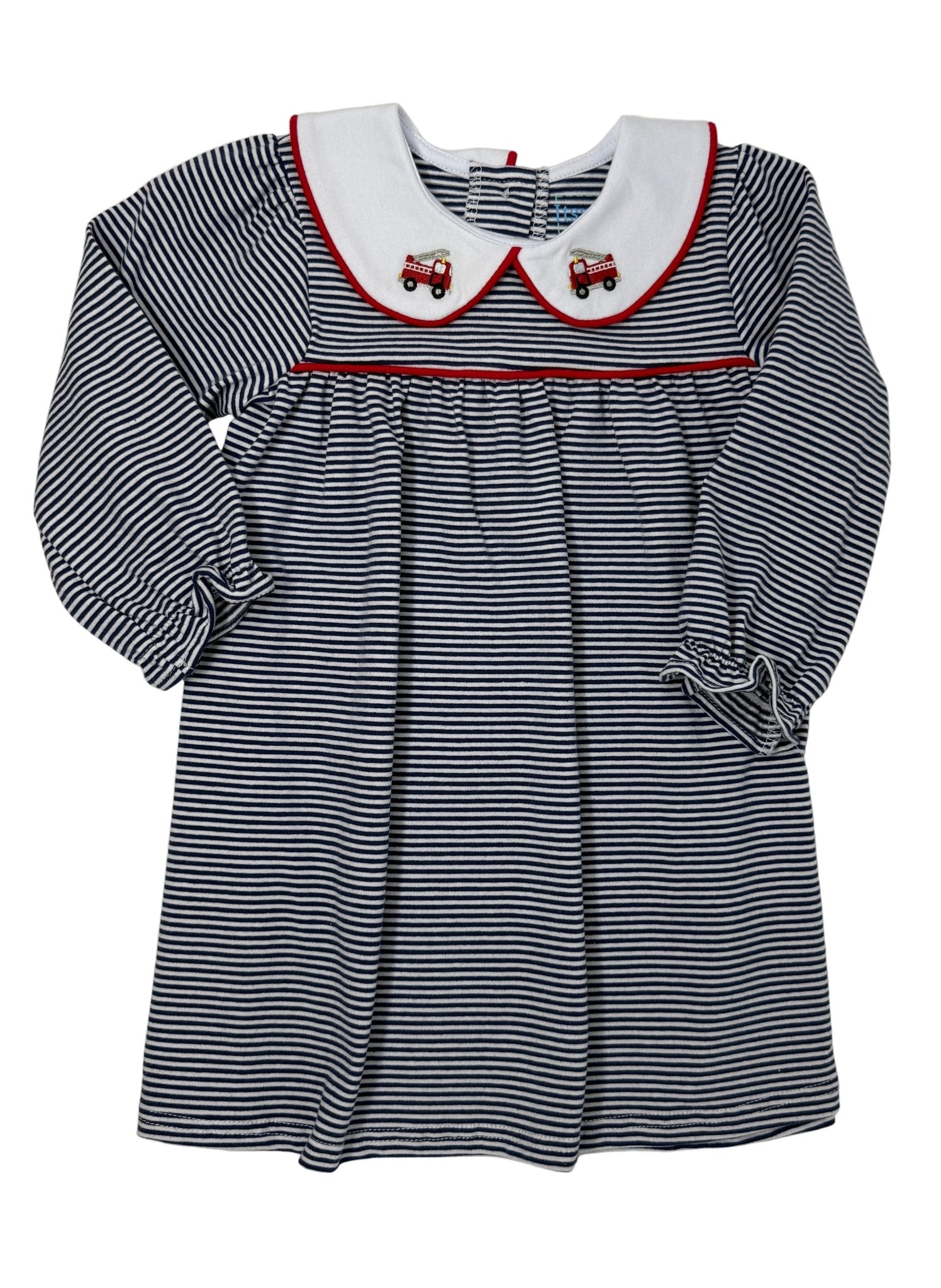 Girls Firetruck Dress Girls Play Dresses Itsy Bitsy