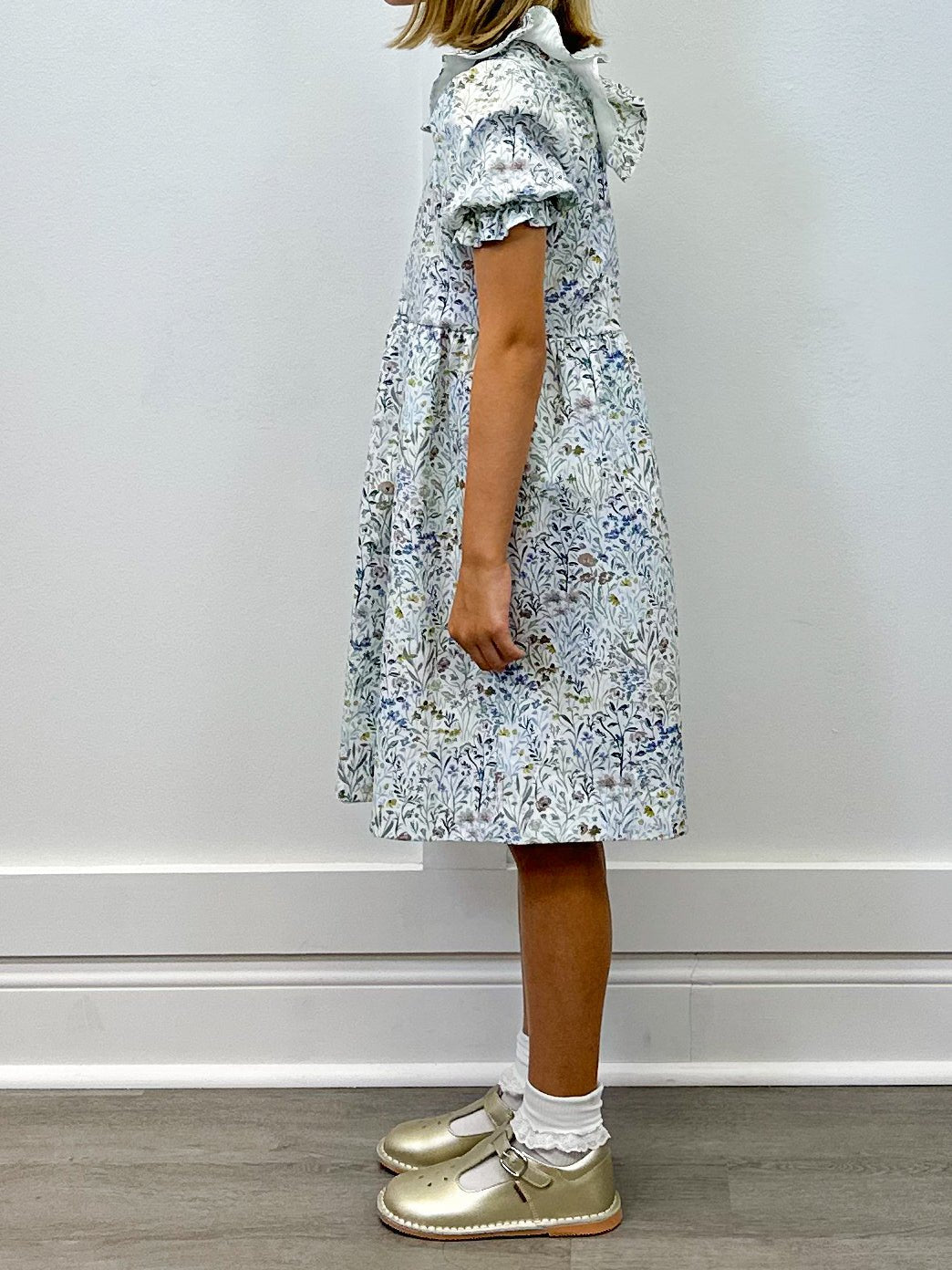 Girls Flounce Dress - Willow Floral Girls Occasion Dresses Funtasia Too