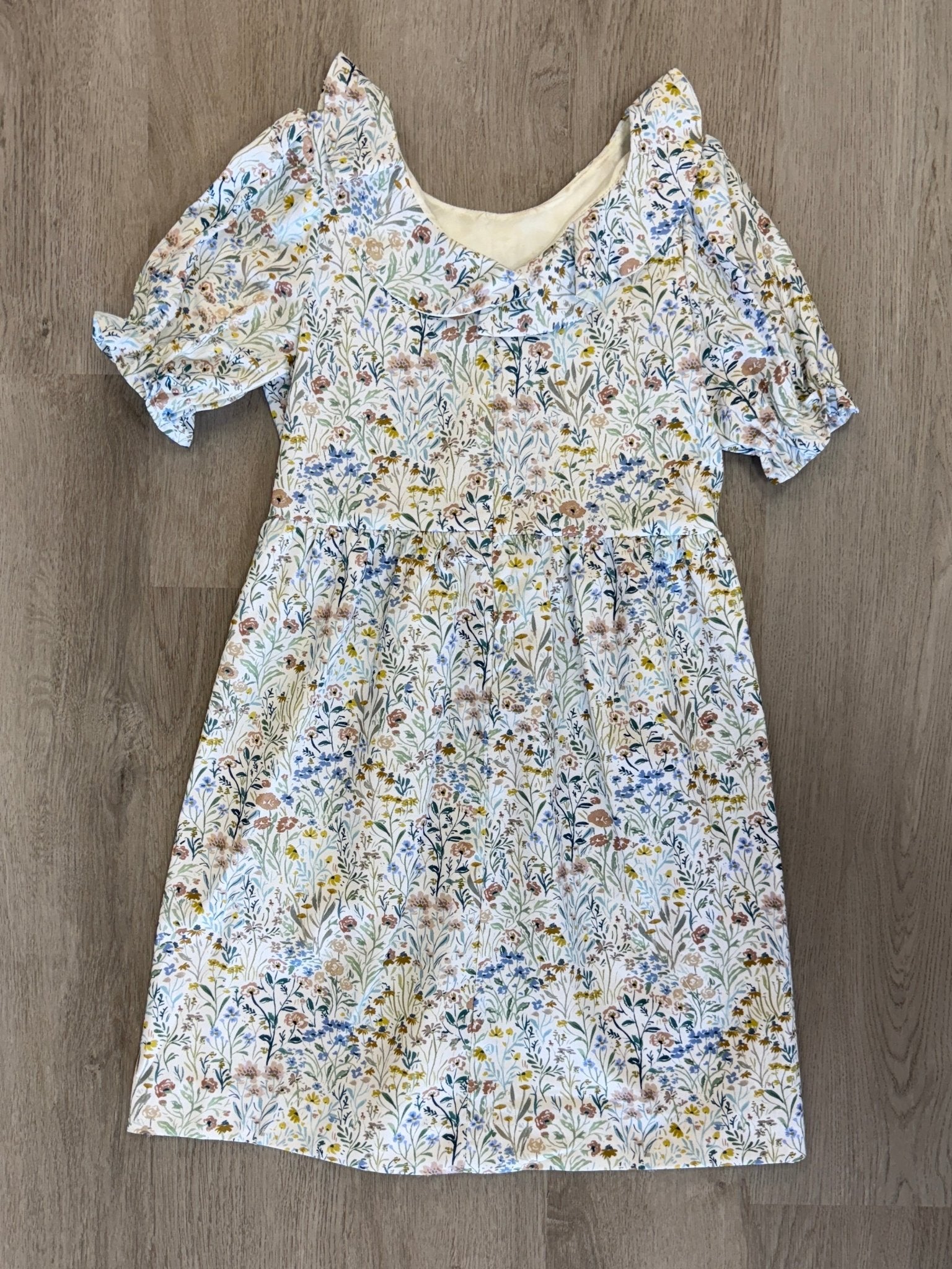 Girls Flounce Dress - Willow Floral Girls Occasion Dresses Funtasia Too