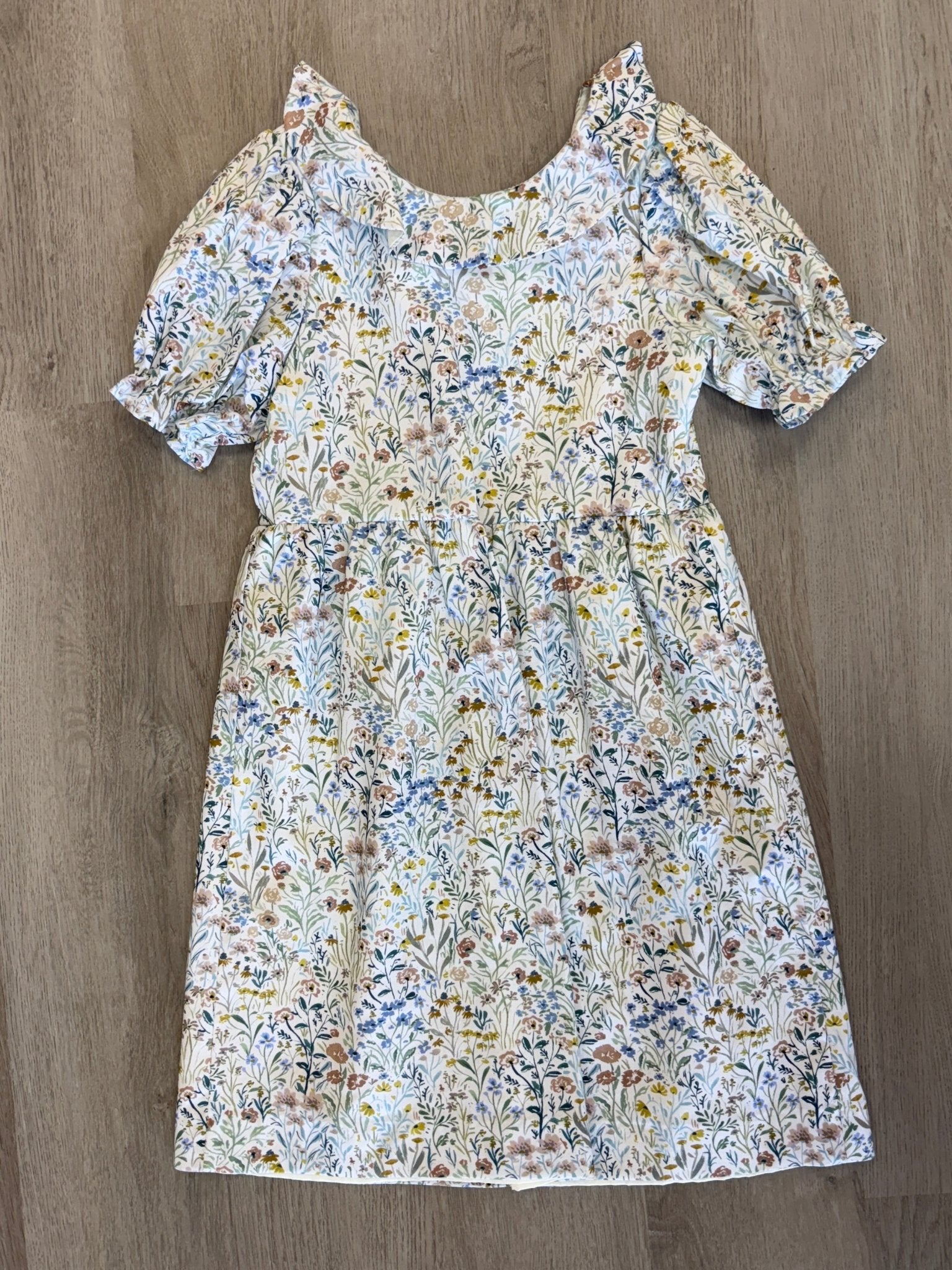 Girls Flounce Dress - Willow Floral Girls Occasion Dresses Funtasia Too