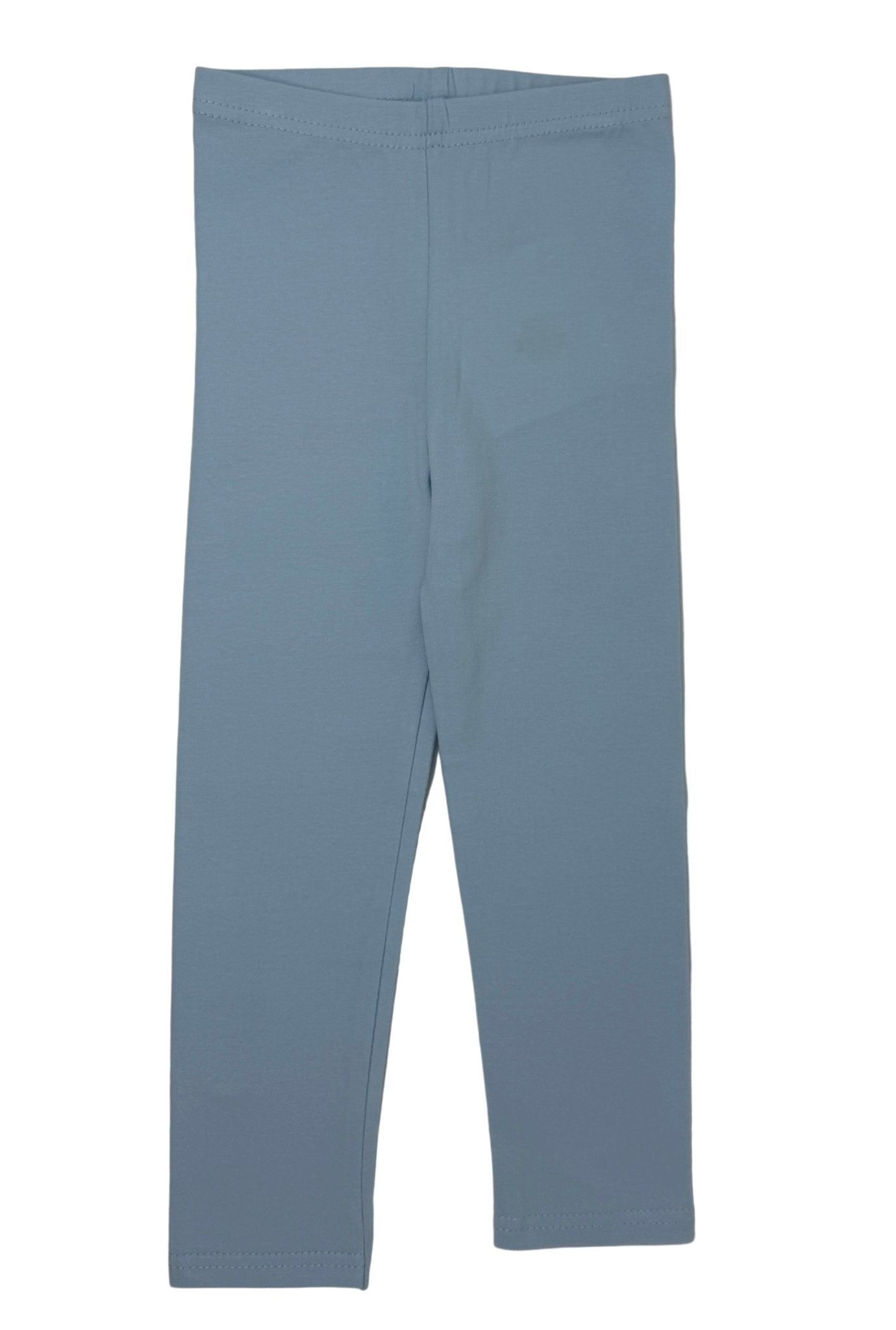Girls Leggings - Lt. Blue Girls Pants + Leggings Itsy Bitsy
