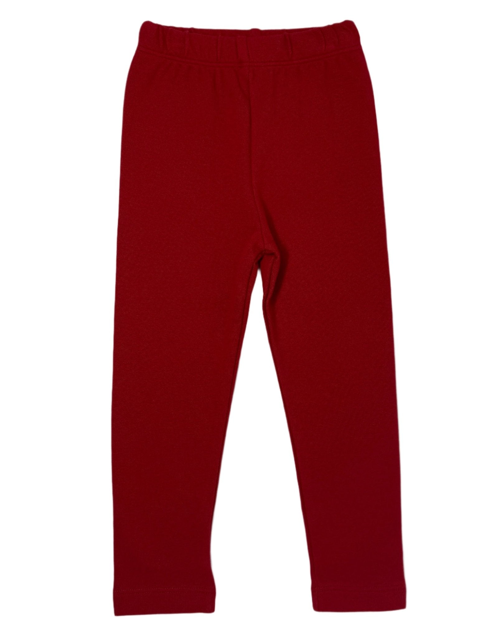 Girls Leggings - Red Girls Pants + Leggings Luigi