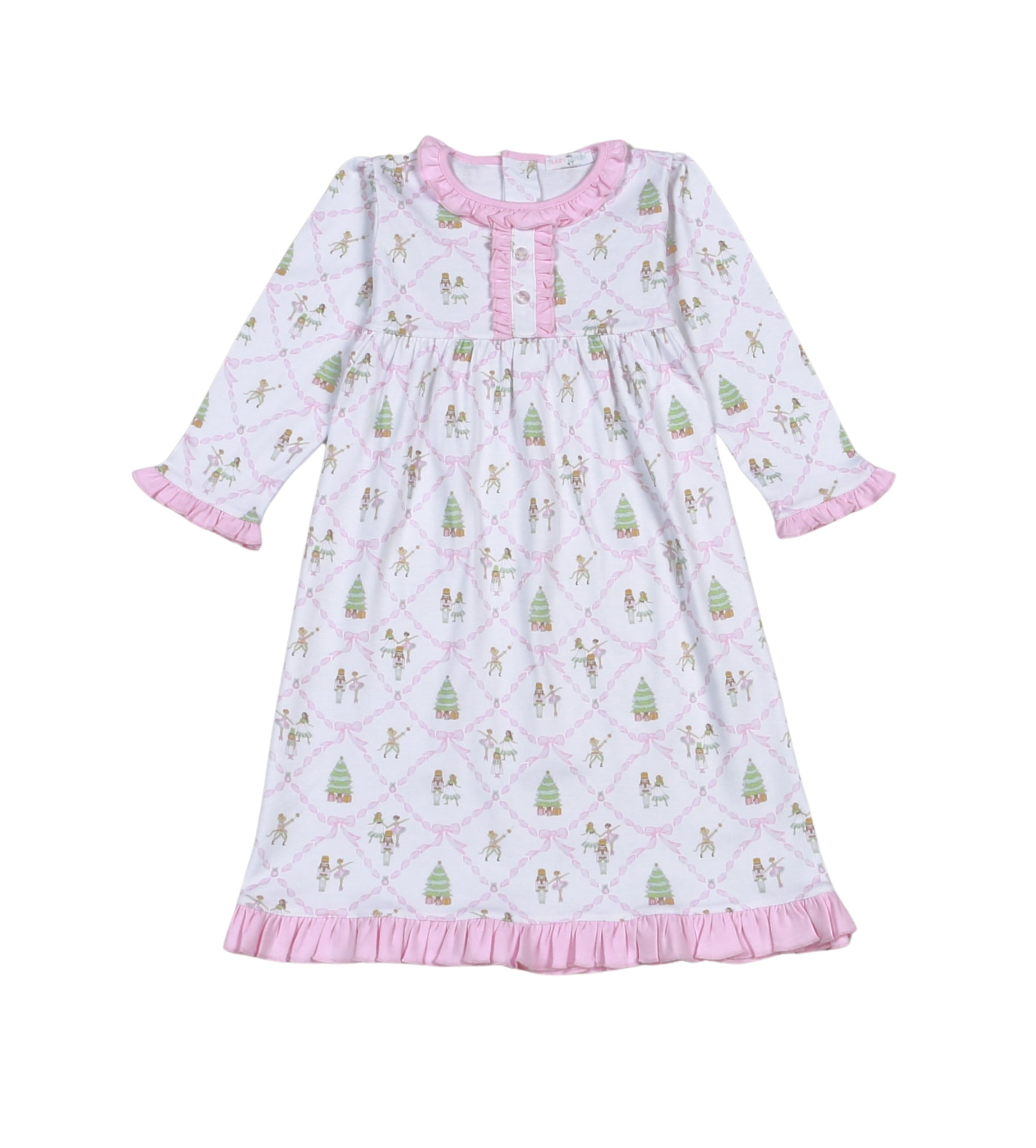 Girls Nutcrackers Pima Morning Gown Kids Pajamas Baby Loren
