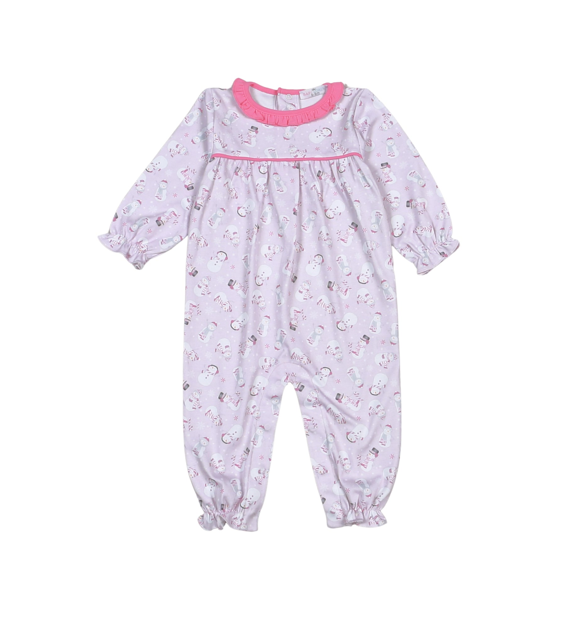 Girls Polar Pals Pima Romper Girls Bubbles + Rompers Baby Loren