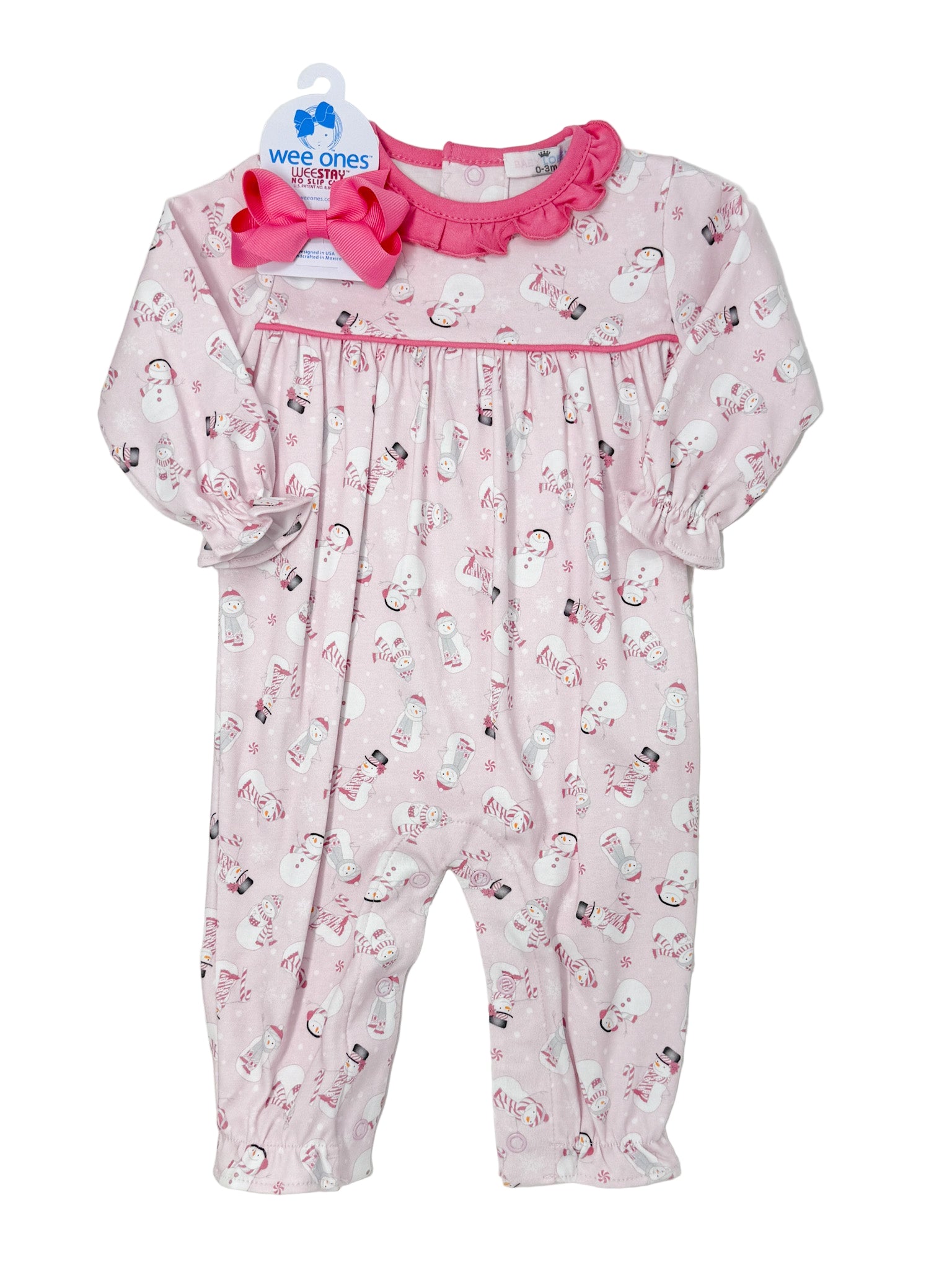 Girls Polar Pals Pima Romper Girls Bubbles + Rompers Baby Loren