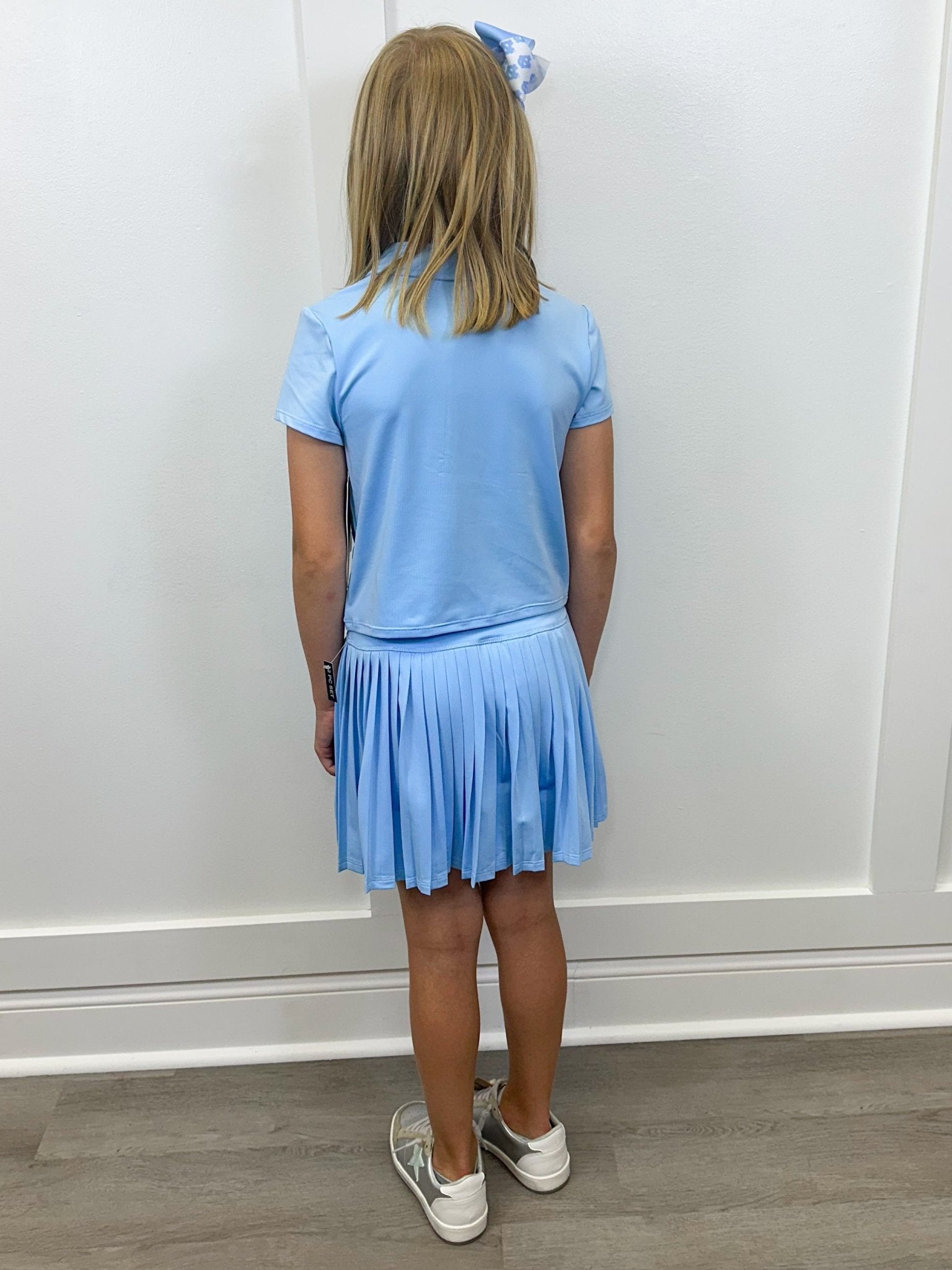 Girls Polo Top + Skort Tennis Set - Dutch Canal Girls Sets 90 Degree by Reflex