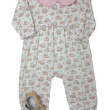 Girls Pumpkins Pima Romper Girls Bubbles + Rompers Baby Loren