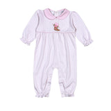 Girls Rodeo Time Pima Applique Romper Girls Bubbles + Rompers Baby Loren