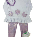 Girls Sparkly Pink Leggings Girls Pants + Leggings Funtasia Too
