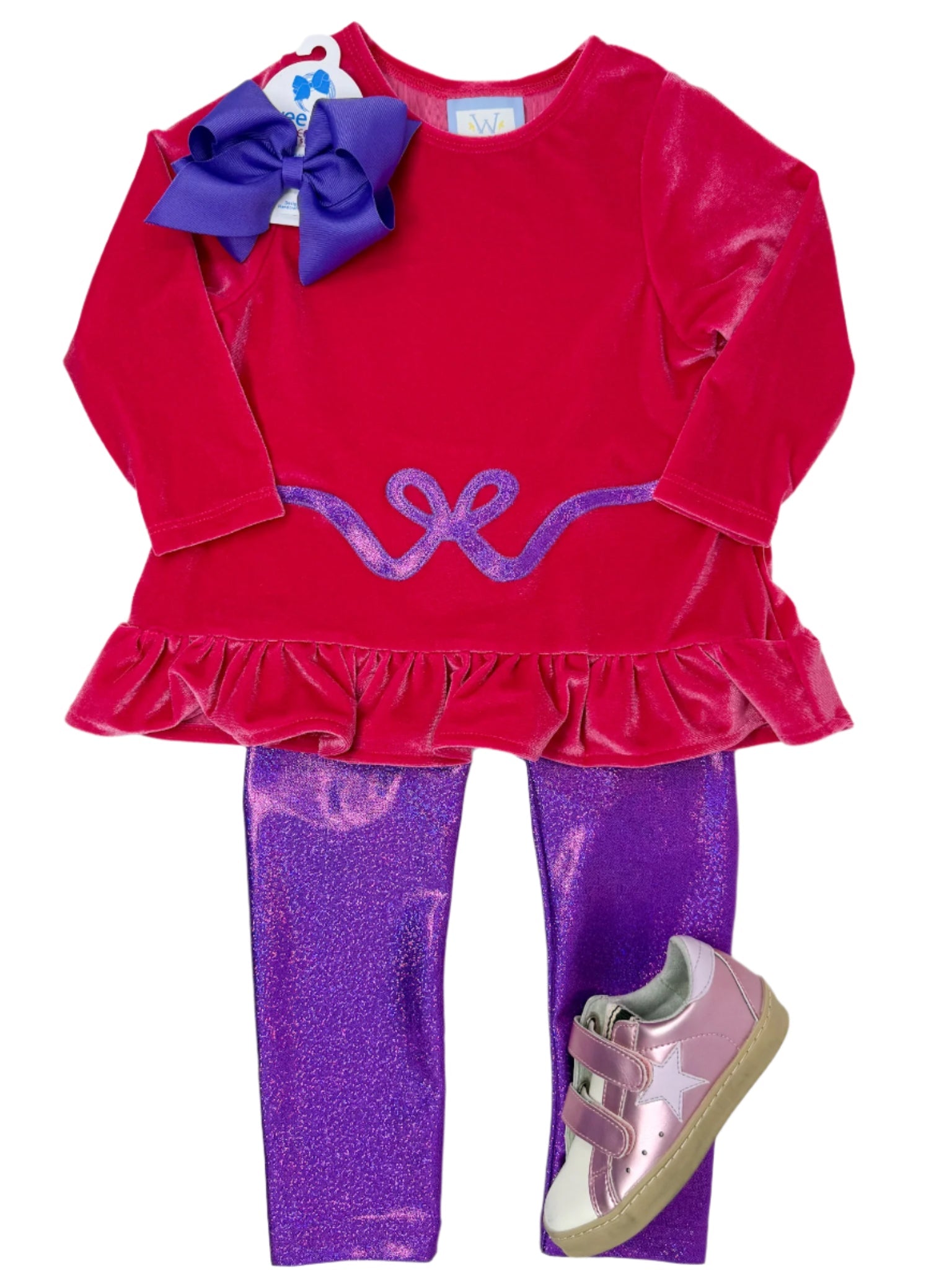 Bow Baby Doll Top Girls Tops + Tees Funtasia Too