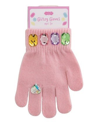 Glitzy Gloves - Assorted Kids Misc Accessories Mudpie Pink