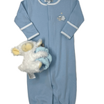 Go to Sheep Embroidered Converter - Lt. Blue Baby Sleepwear Magnolia Baby