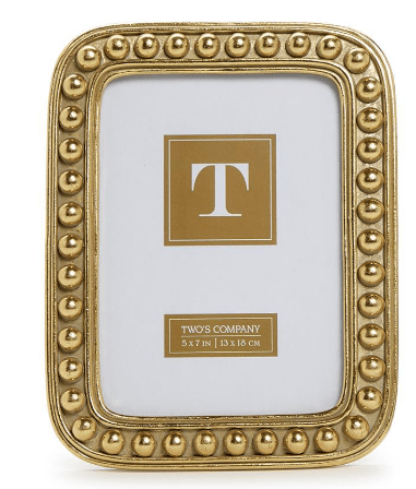 Gold Ball 5x7 Photo Frame Home Decor Two's Company