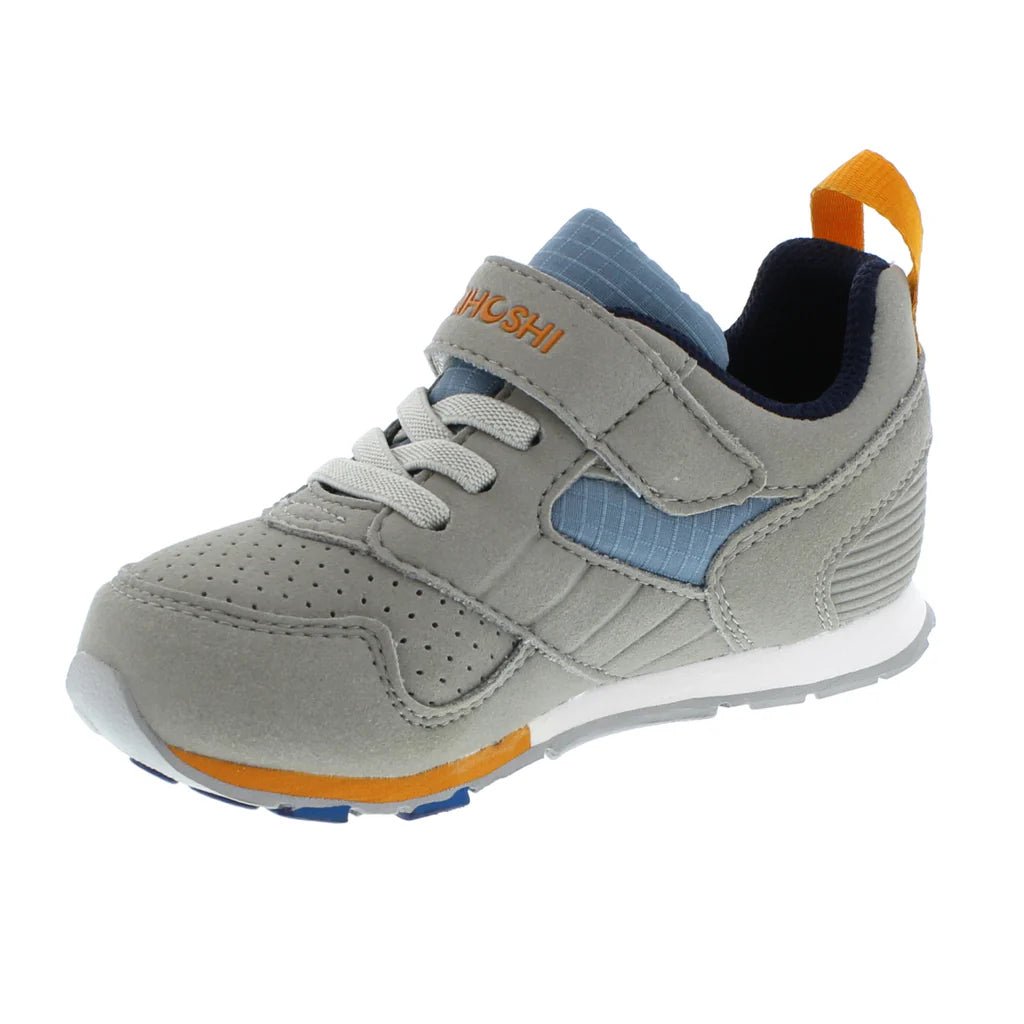 Gray/Sea Racer Boys Shoes Tsukihoshi
