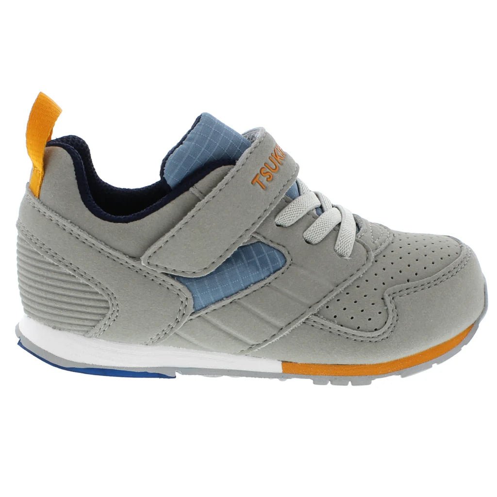 Gray/Sea Racer Boys Shoes Tsukihoshi