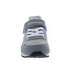 Gray/White Racer Girls Shoes Tsukihoshi