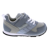 Gray/White Racer Girls Shoes Tsukihoshi