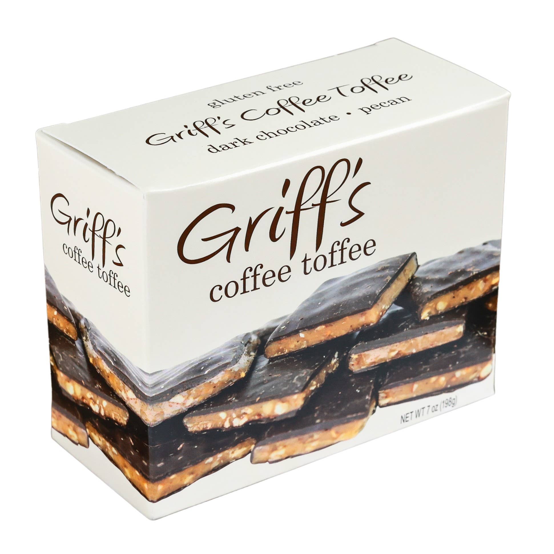 Griff's Coffee Toffee - 7oz Dark Chocolate Toffee Impulse Griff's Toffee
