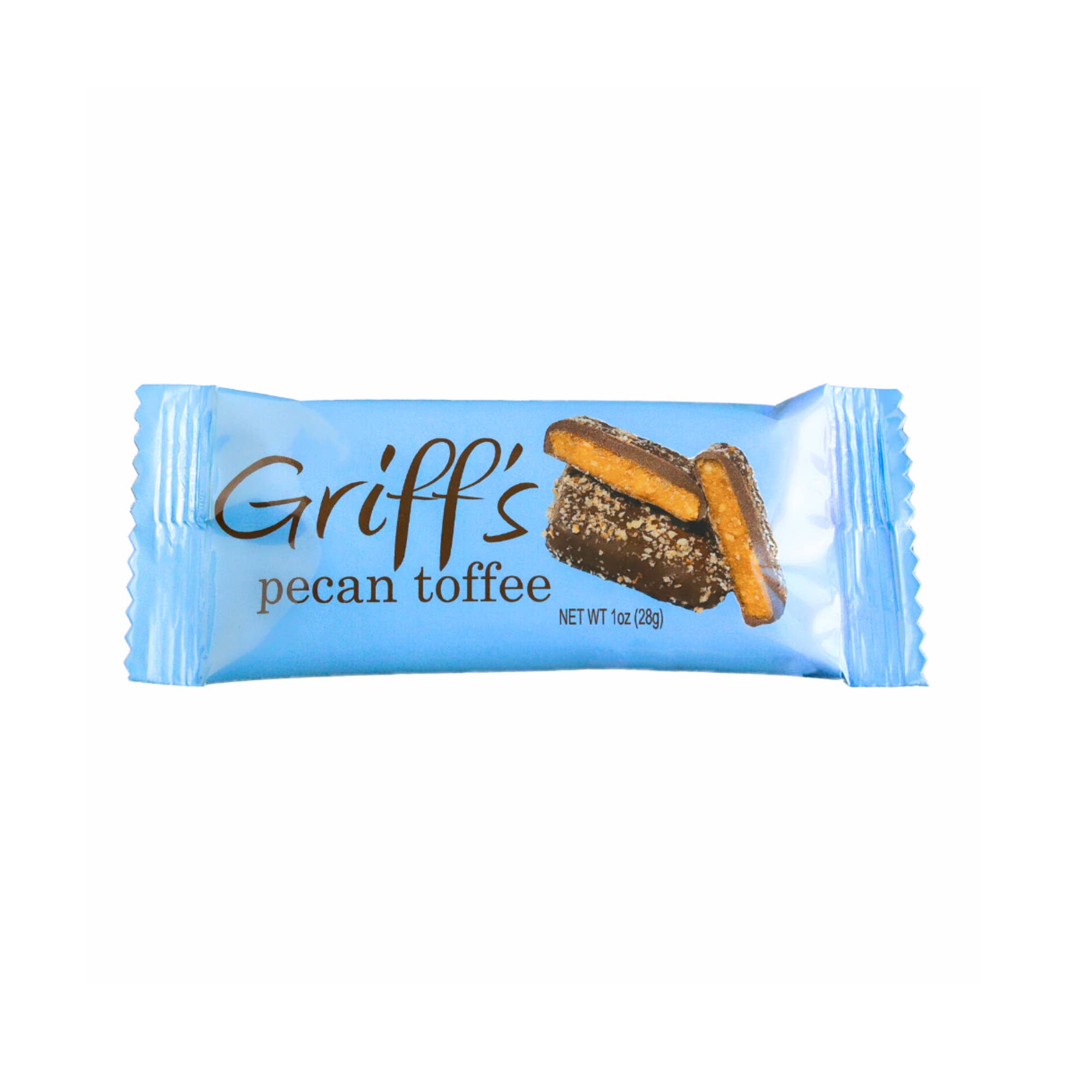 Griff's Pecan Toffee - 1oz Dark Chocolate Toffee Impulse Griff's Toffee