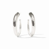 Hammered Hoop - Silver - Large Earrings Julie Vos