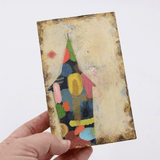 Handpainted Wood Box Sign - Abstract Church Home Decor TradeCie