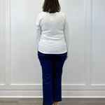 Hannah Mock Neck Top - Off White Tops Jodifl